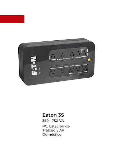 UPS EATON sistema de energía ininterrumpida 3S